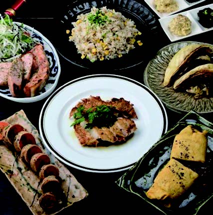 15鉄板料理とワイン