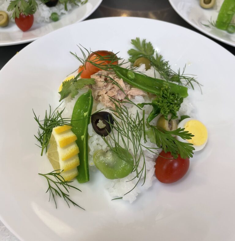 試食メニューの一例